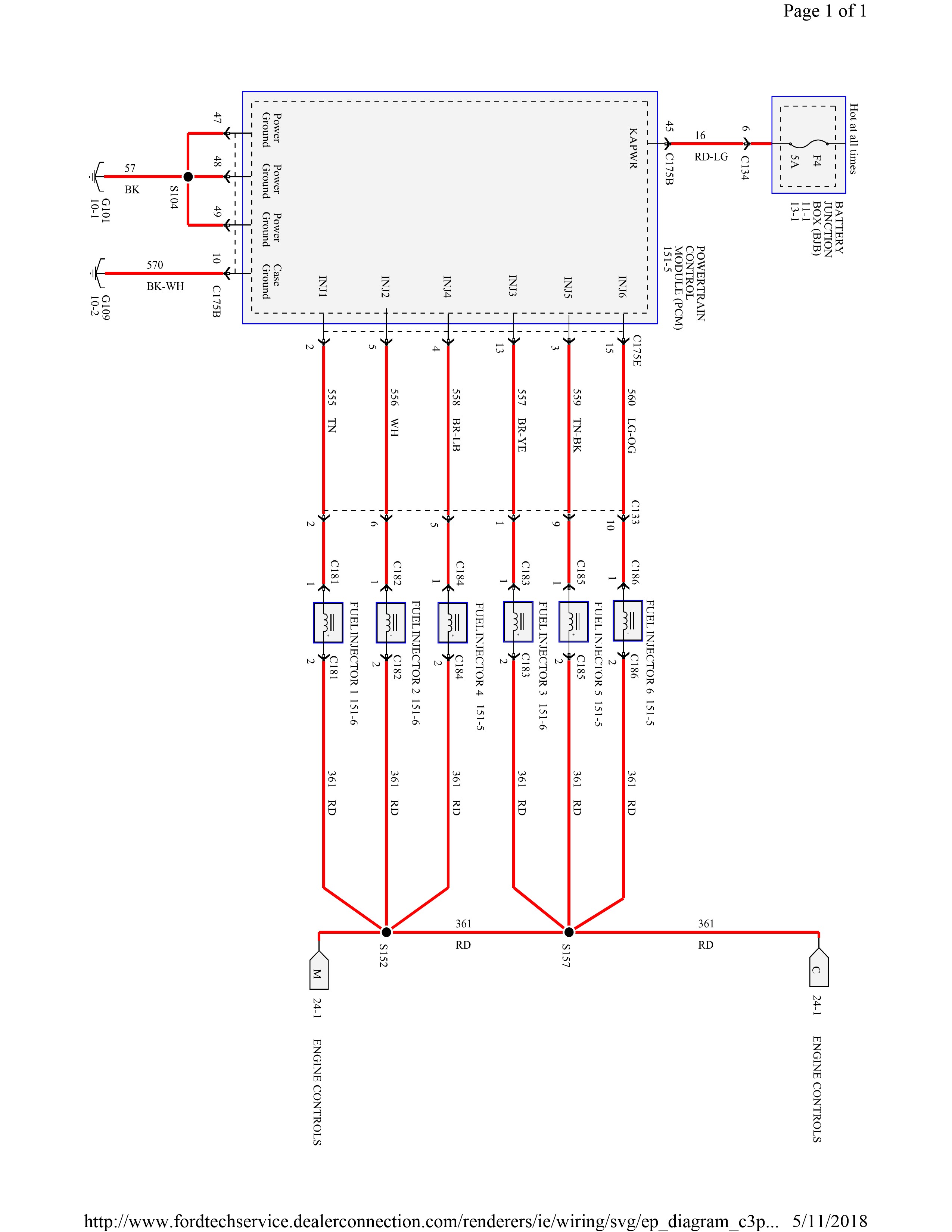 Mazda Tribute 2005-2007 wiring diagrams